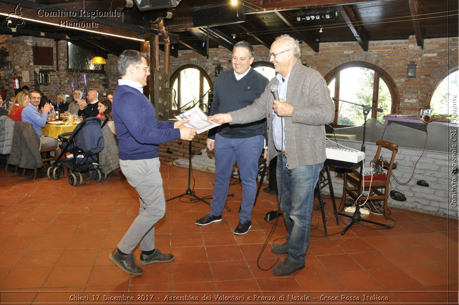 Chieri 17 Dicembre 2017 - Assemblea dei Volontari e Pranzo di Natale - Croce Rossa Italiana- Comitato Regionale del Piemonte