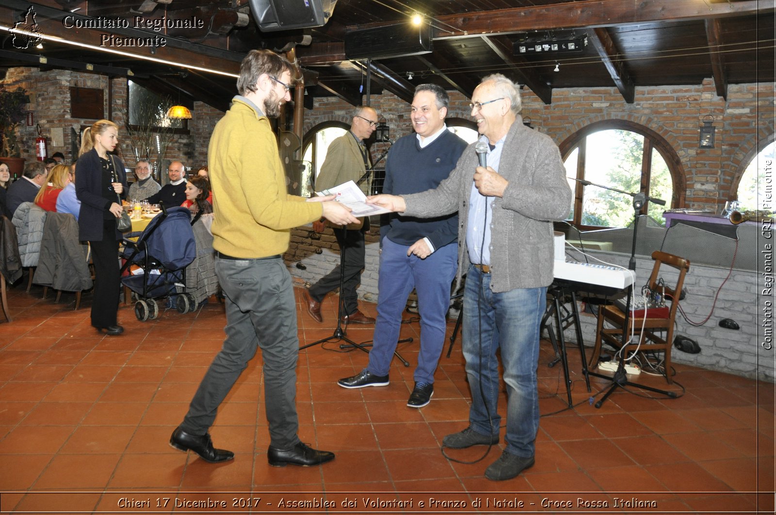 Chieri 17 Dicembre 2017 - Assemblea dei Volontari e Pranzo di Natale - Croce Rossa Italiana- Comitato Regionale del Piemonte