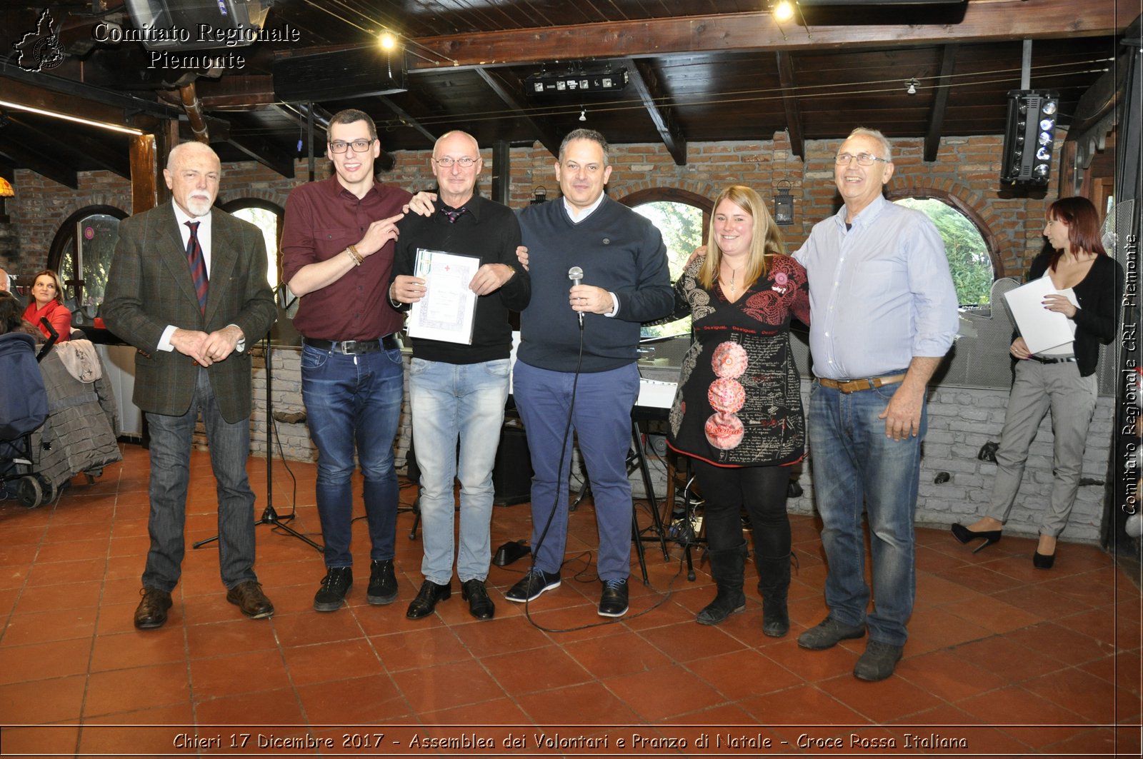 Chieri 17 Dicembre 2017 - Assemblea dei Volontari e Pranzo di Natale - Croce Rossa Italiana- Comitato Regionale del Piemonte