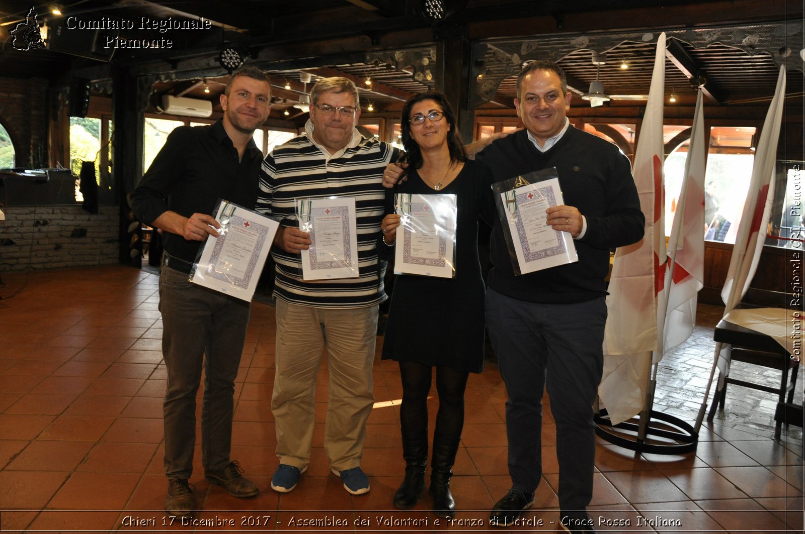 Chieri 17 Dicembre 2017 - Assemblea dei Volontari e Pranzo di Natale - Croce Rossa Italiana- Comitato Regionale del Piemonte