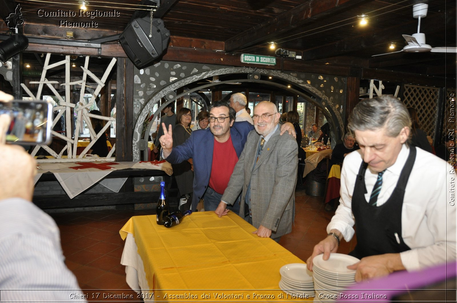 Chieri 17 Dicembre 2017 - Assemblea dei Volontari e Pranzo di Natale - Croce Rossa Italiana- Comitato Regionale del Piemonte