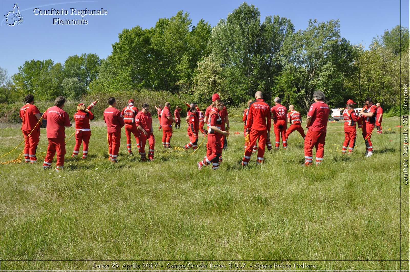 Ivrea 29 Aprile 2017 - Campo Scuola 2.017 - Croce Rossa Italiana- Comitato Regionale del Piemonte