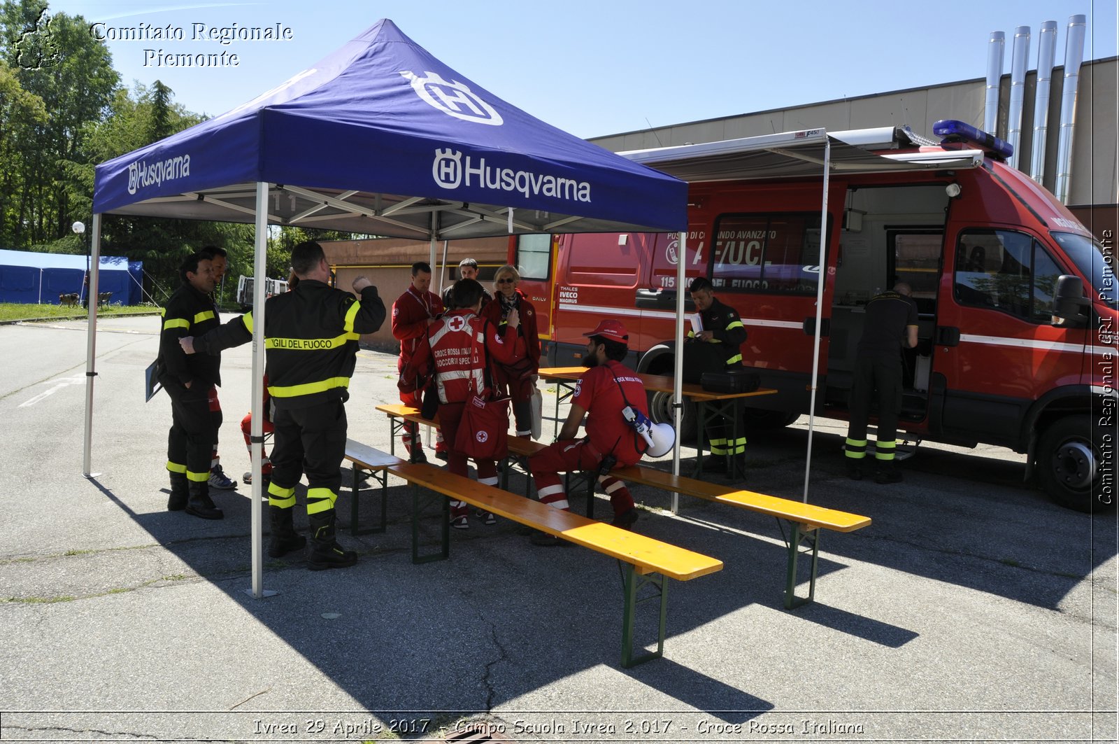 Ivrea 29 Aprile 2017 - Campo Scuola 2.017 - Croce Rossa Italiana- Comitato Regionale del Piemonte