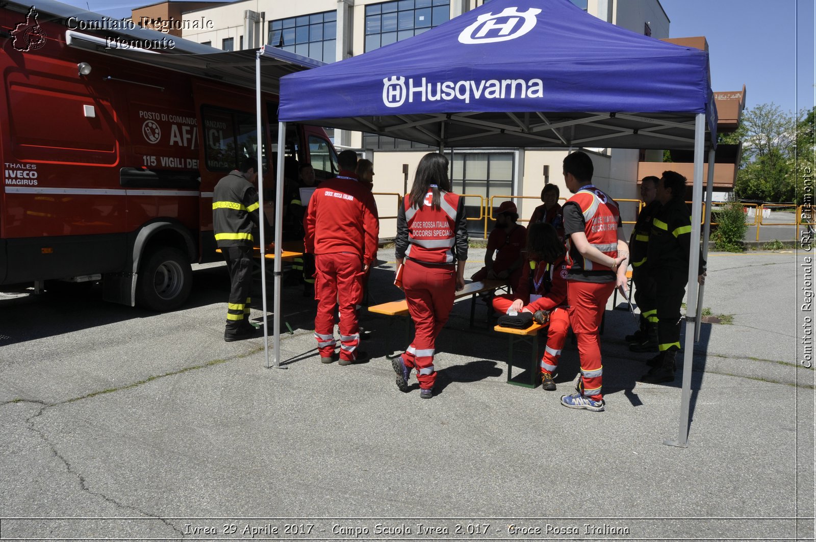 Ivrea 29 Aprile 2017 - Campo Scuola 2.017 - Croce Rossa Italiana- Comitato Regionale del Piemonte