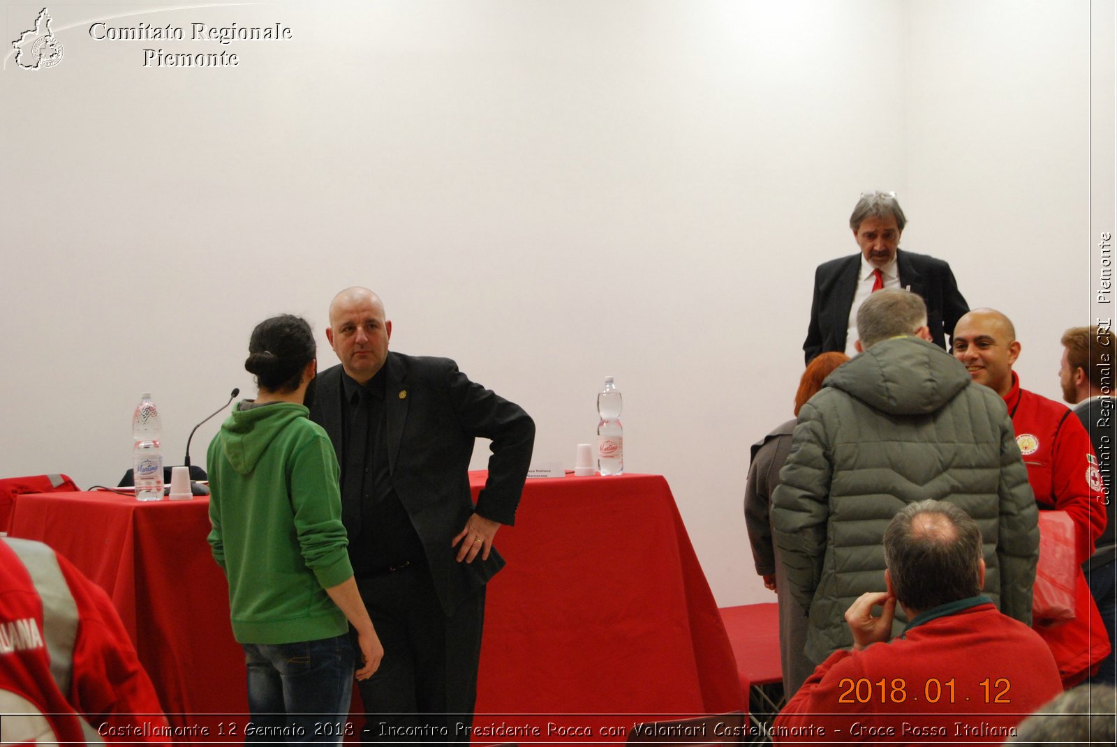 Castellamonte 12 Gennaio 2018 - Incontro Presidente Rocca con Volontari Castellamonte - Croce Rossa Italiana- Comitato Regionale del Piemonte