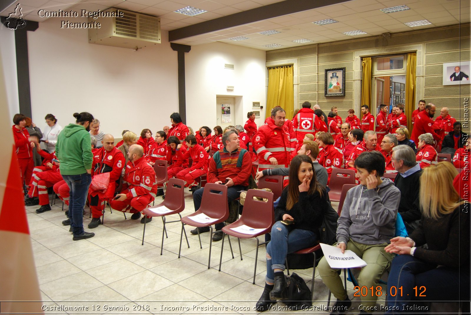 Castellamonte 12 Gennaio 2018 - Incontro Presidente Rocca con Volontari Castellamonte - Croce Rossa Italiana- Comitato Regionale del Piemonte