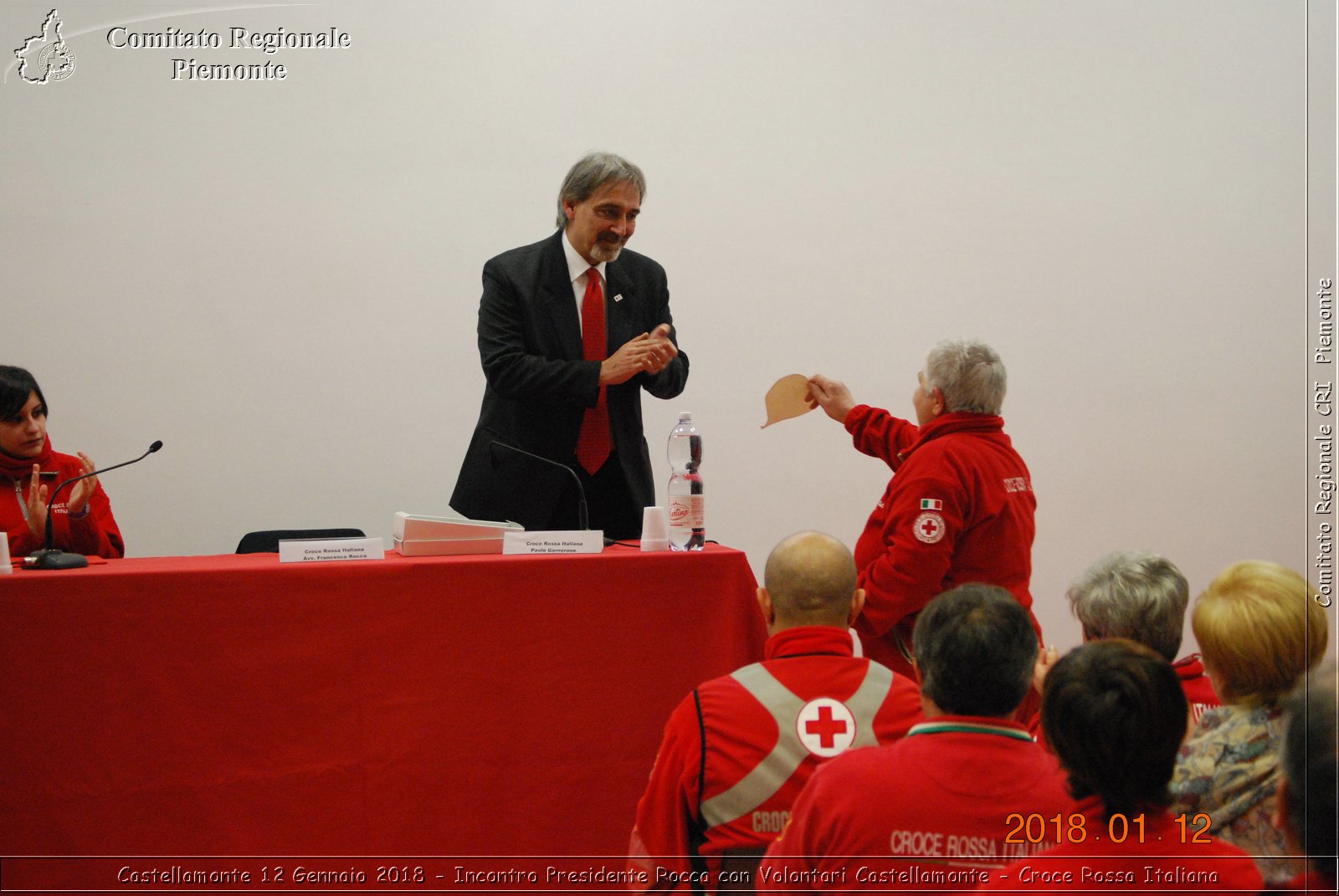 Castellamonte 12 Gennaio 2018 - Incontro Presidente Rocca con Volontari Castellamonte - Croce Rossa Italiana- Comitato Regionale del Piemonte