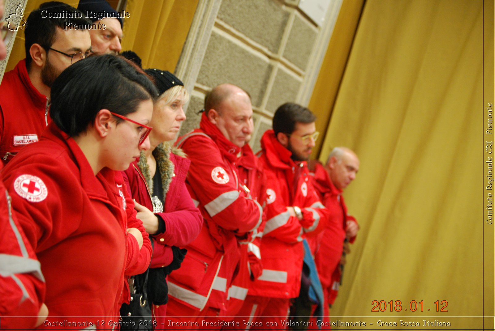 Castellamonte 12 Gennaio 2018 - Incontro Presidente Rocca con Volontari Castellamonte - Croce Rossa Italiana- Comitato Regionale del Piemonte