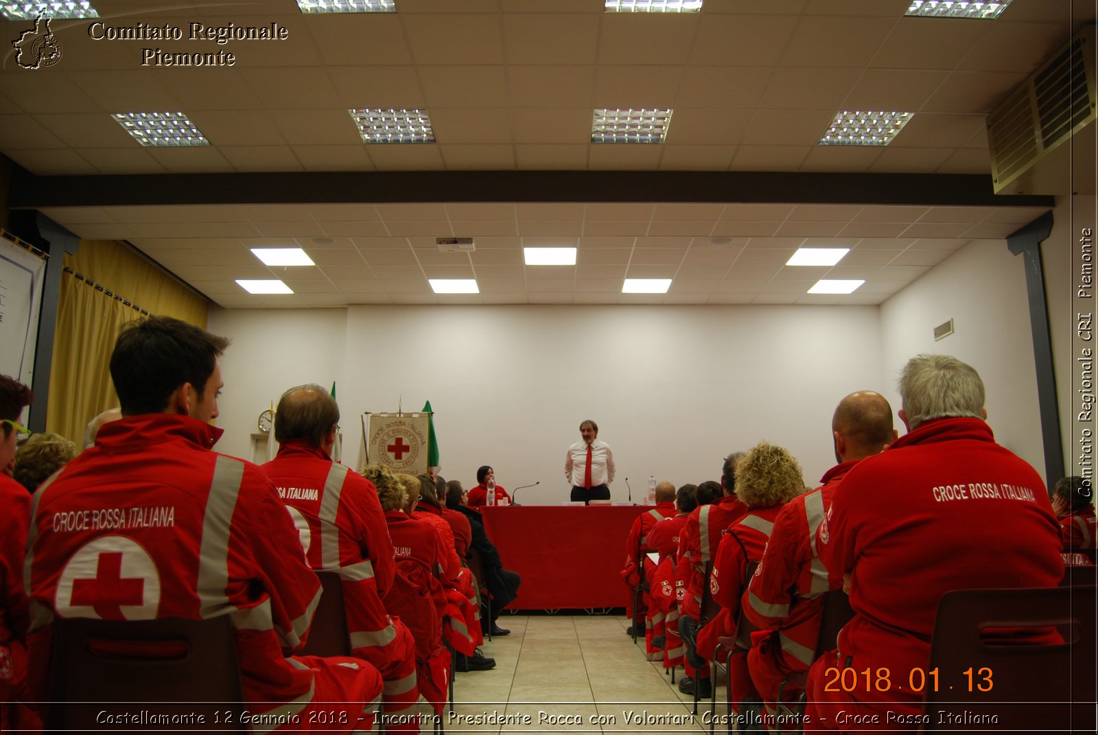 Castellamonte 12 Gennaio 2018 - Incontro Presidente Rocca con Volontari Castellamonte - Croce Rossa Italiana- Comitato Regionale del Piemonte