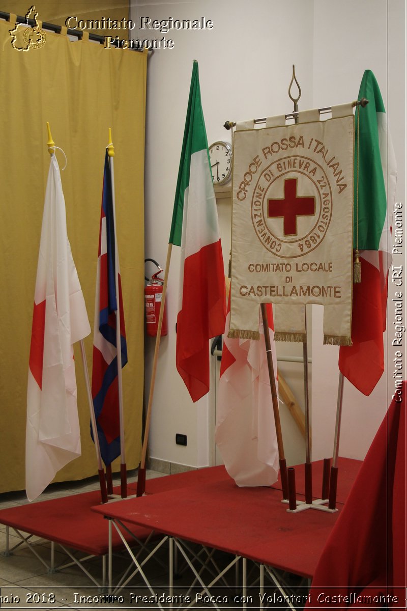 Castellamonte 12 Gennaio 2018 - Incontro Presidente Rocca con Volontari Castellamonte - Croce Rossa Italiana- Comitato Regionale del Piemonte