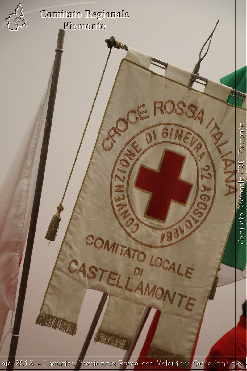 Castellamonte 12 Gennaio 2018 - Incontro Presidente Rocca con Volontari Castellamonte - Croce Rossa Italiana- Comitato Regionale del Piemonte