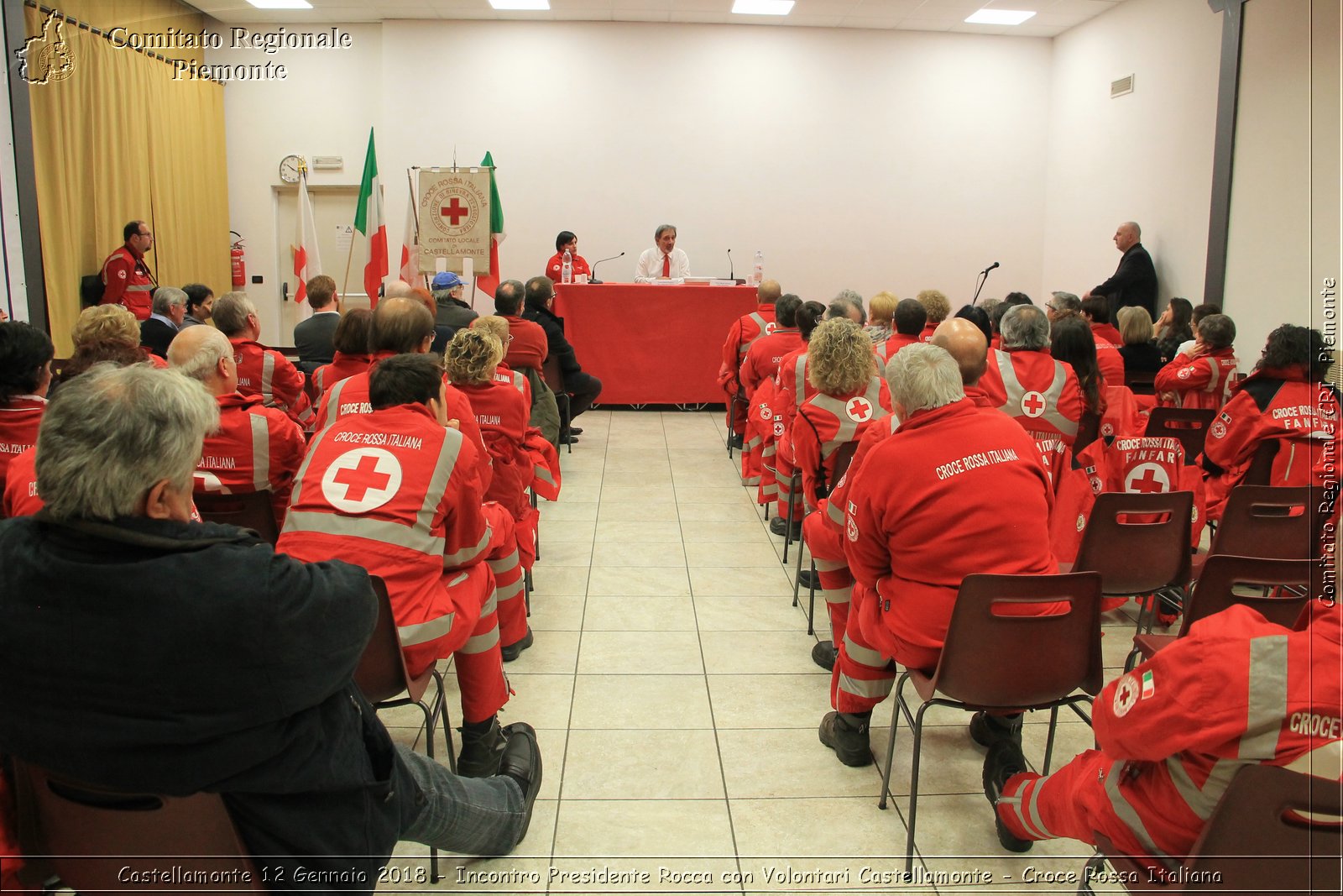 Castellamonte 12 Gennaio 2018 - Incontro Presidente Rocca con Volontari Castellamonte - Croce Rossa Italiana- Comitato Regionale del Piemonte