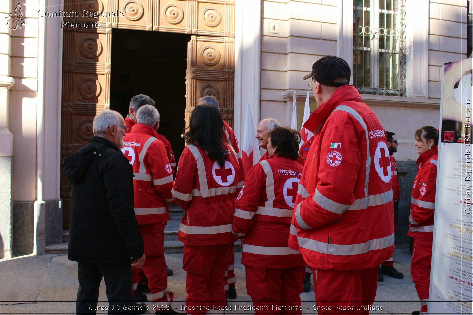 Cuneo 13 Gennaio 2018 - Incontro Rocca Presidenti Piemonte - Croce Rossa Italiana- Comitato Regionale del Piemonte