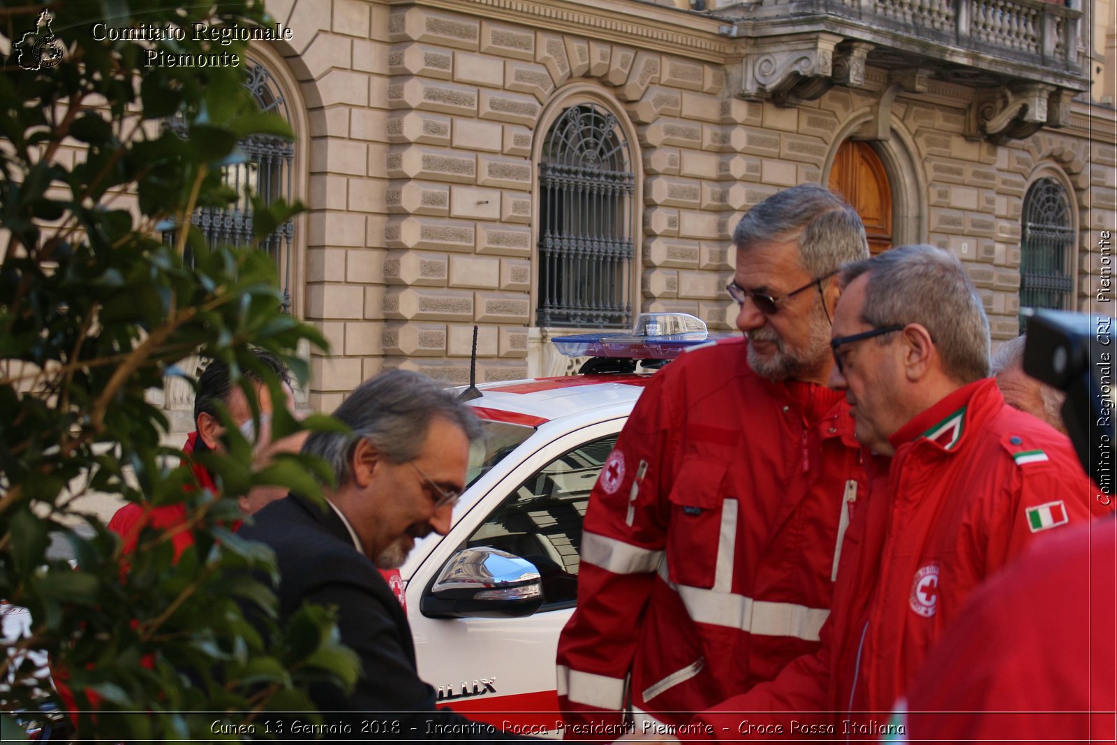 Cuneo 13 Gennaio 2018 - Incontro Rocca Presidenti Piemonte - Croce Rossa Italiana- Comitato Regionale del Piemonte