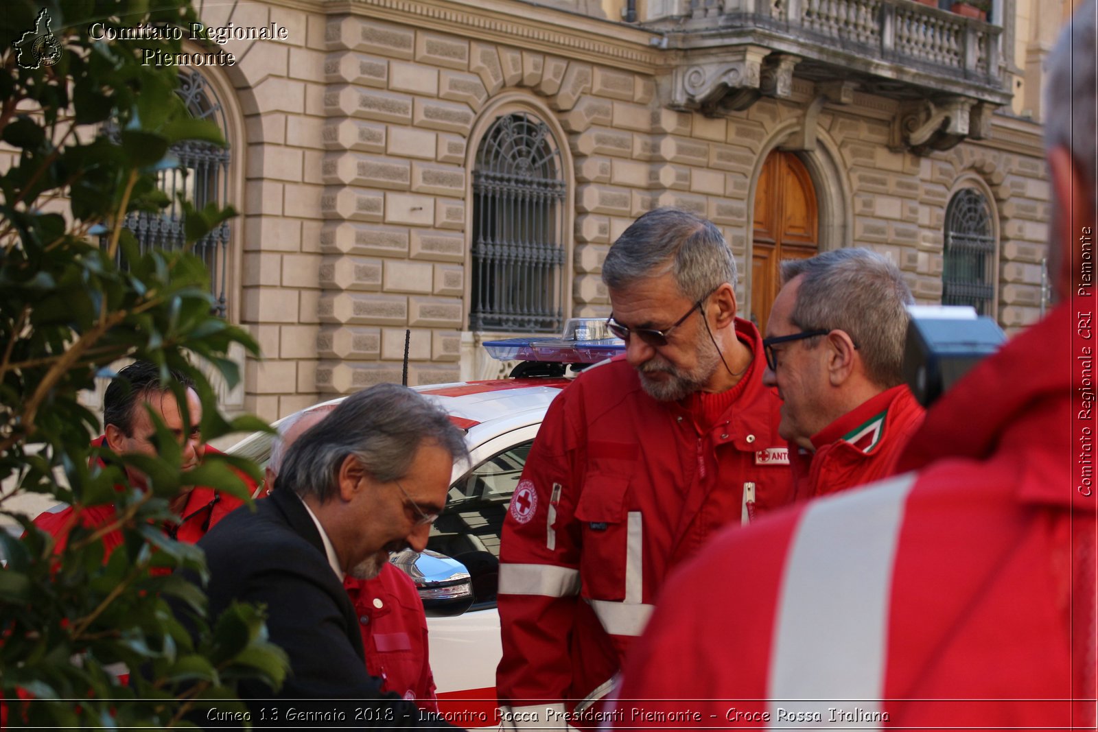 Cuneo 13 Gennaio 2018 - Incontro Rocca Presidenti Piemonte - Croce Rossa Italiana- Comitato Regionale del Piemonte