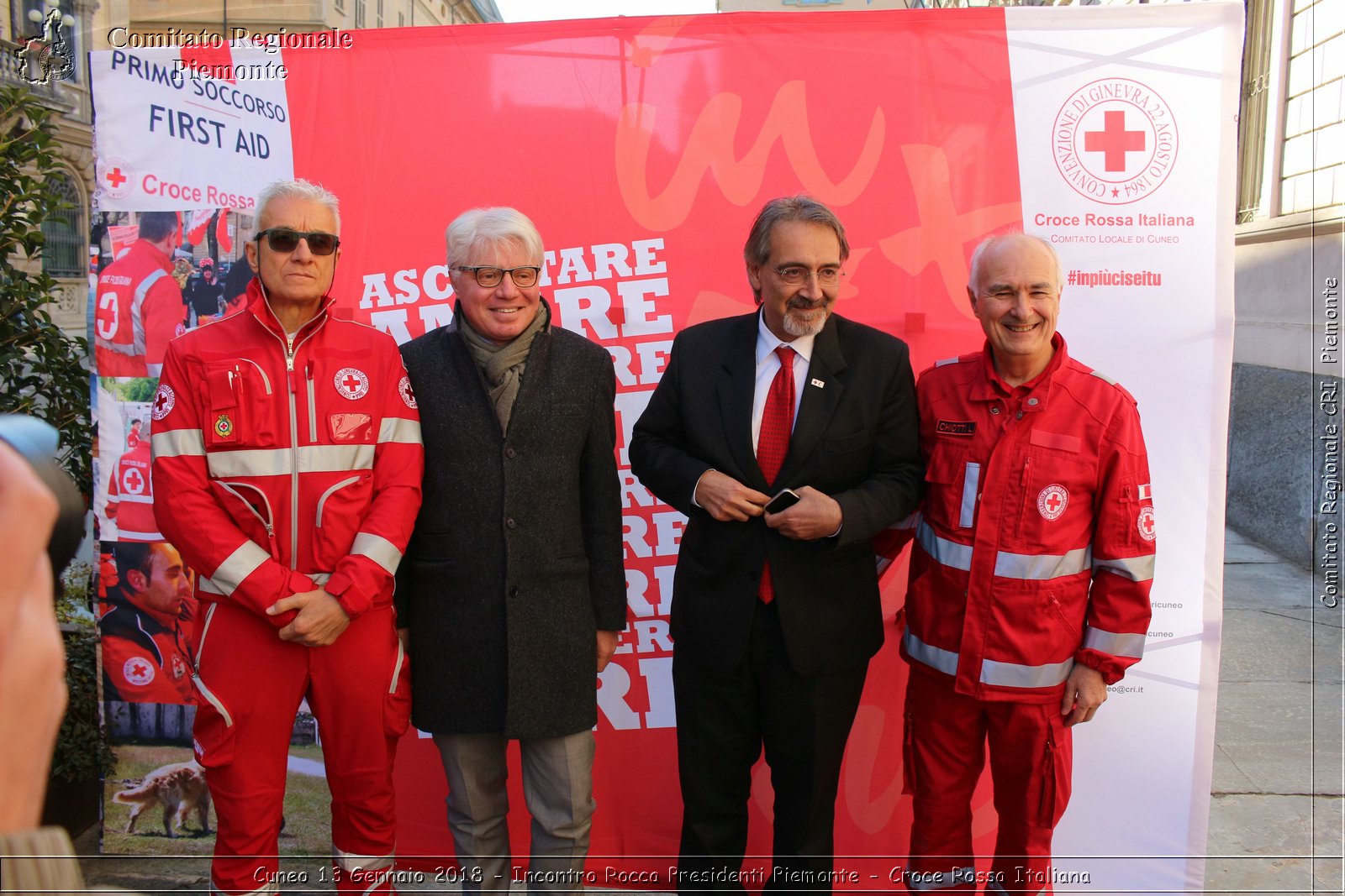 Cuneo 13 Gennaio 2018 - Incontro Rocca Presidenti Piemonte - Croce Rossa Italiana- Comitato Regionale del Piemonte