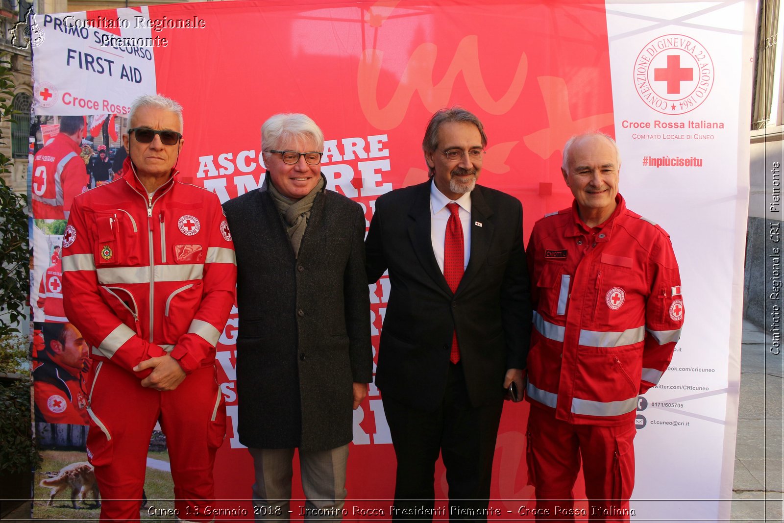 Cuneo 13 Gennaio 2018 - Incontro Rocca Presidenti Piemonte - Croce Rossa Italiana- Comitato Regionale del Piemonte