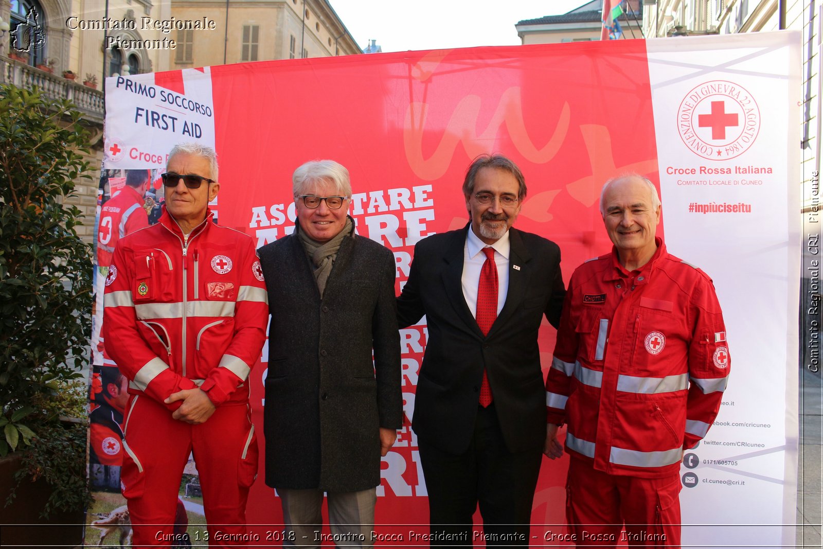 Cuneo 13 Gennaio 2018 - Incontro Rocca Presidenti Piemonte - Croce Rossa Italiana- Comitato Regionale del Piemonte