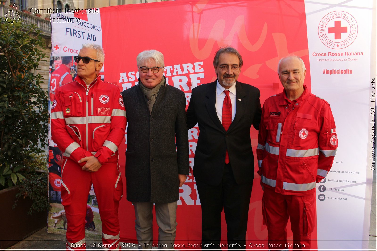 Cuneo 13 Gennaio 2018 - Incontro Rocca Presidenti Piemonte - Croce Rossa Italiana- Comitato Regionale del Piemonte