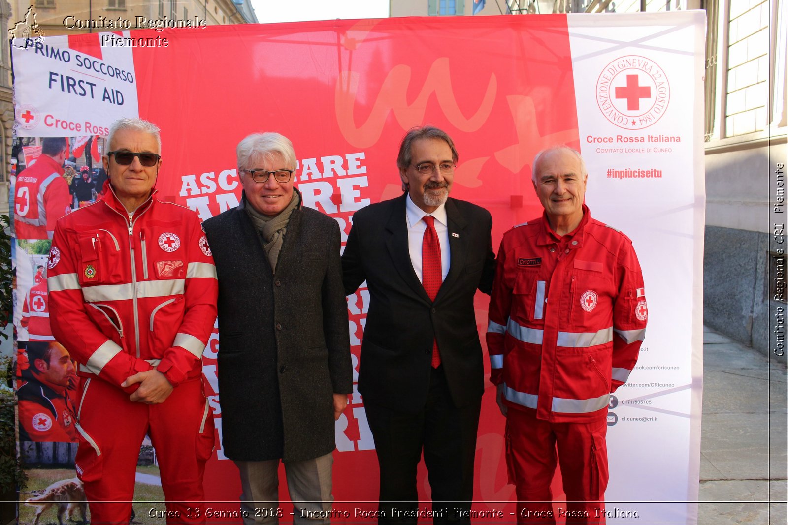 Cuneo 13 Gennaio 2018 - Incontro Rocca Presidenti Piemonte - Croce Rossa Italiana- Comitato Regionale del Piemonte