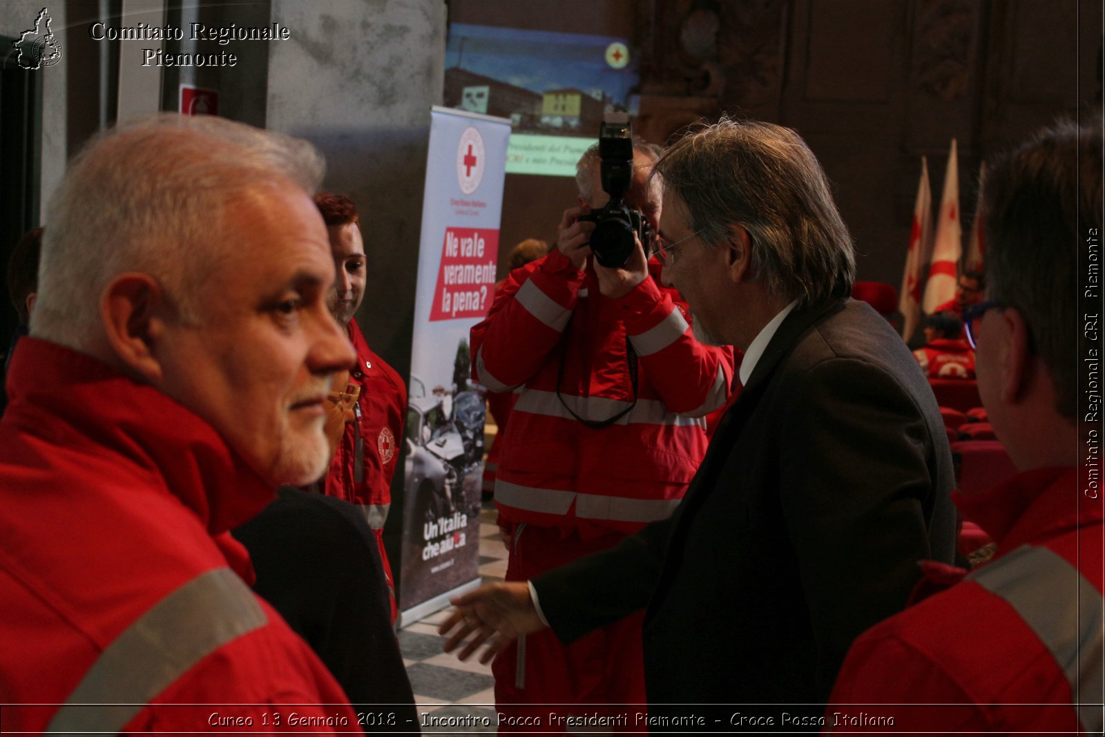 Cuneo 13 Gennaio 2018 - Incontro Rocca Presidenti Piemonte - Croce Rossa Italiana- Comitato Regionale del Piemonte