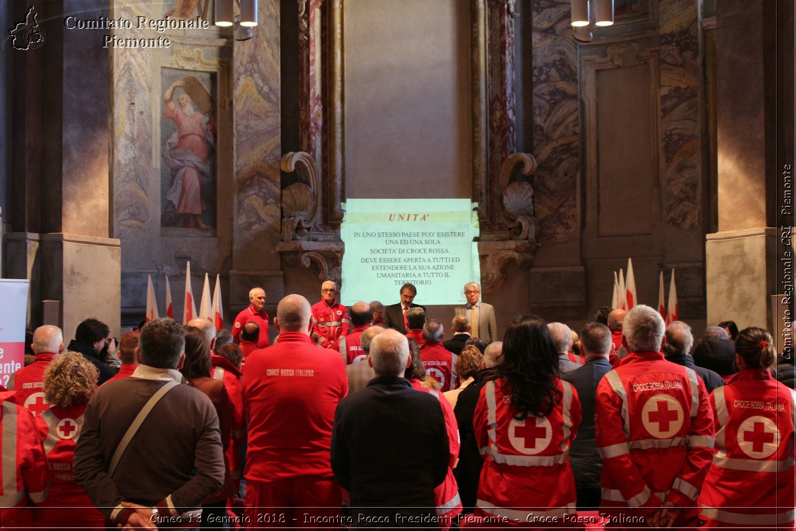 Cuneo 13 Gennaio 2018 - Incontro Rocca Presidenti Piemonte - Croce Rossa Italiana- Comitato Regionale del Piemonte