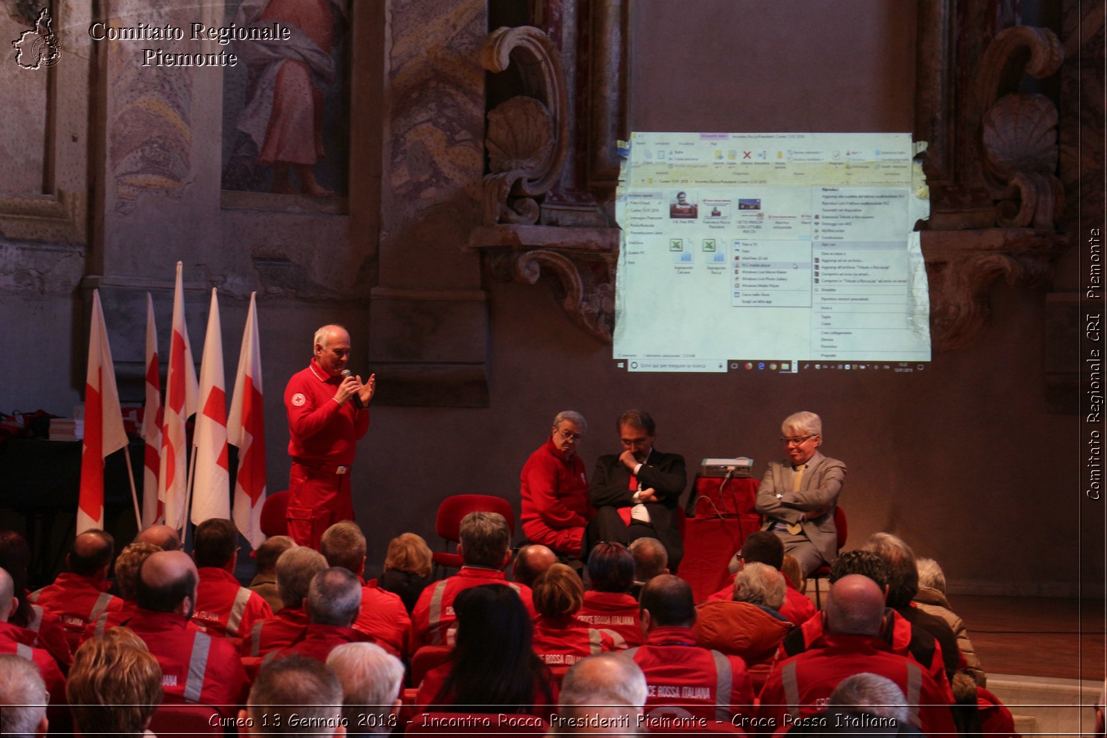 Cuneo 13 Gennaio 2018 - Incontro Rocca Presidenti Piemonte - Croce Rossa Italiana- Comitato Regionale del Piemonte