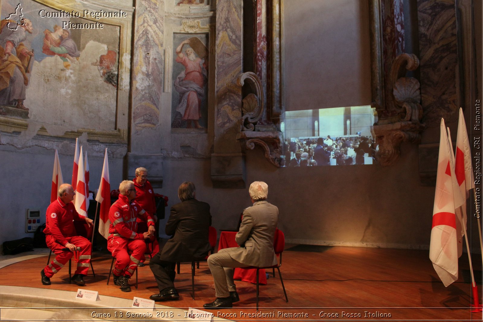 Cuneo 13 Gennaio 2018 - Incontro Rocca Presidenti Piemonte - Croce Rossa Italiana- Comitato Regionale del Piemonte