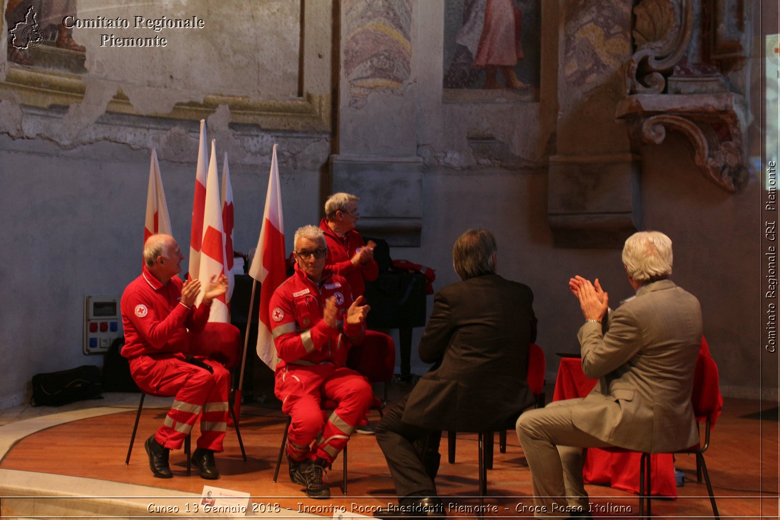 Cuneo 13 Gennaio 2018 - Incontro Rocca Presidenti Piemonte - Croce Rossa Italiana- Comitato Regionale del Piemonte