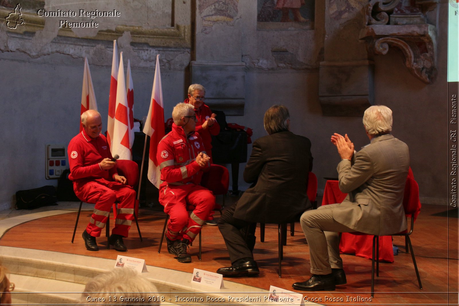 Cuneo 13 Gennaio 2018 - Incontro Rocca Presidenti Piemonte - Croce Rossa Italiana- Comitato Regionale del Piemonte