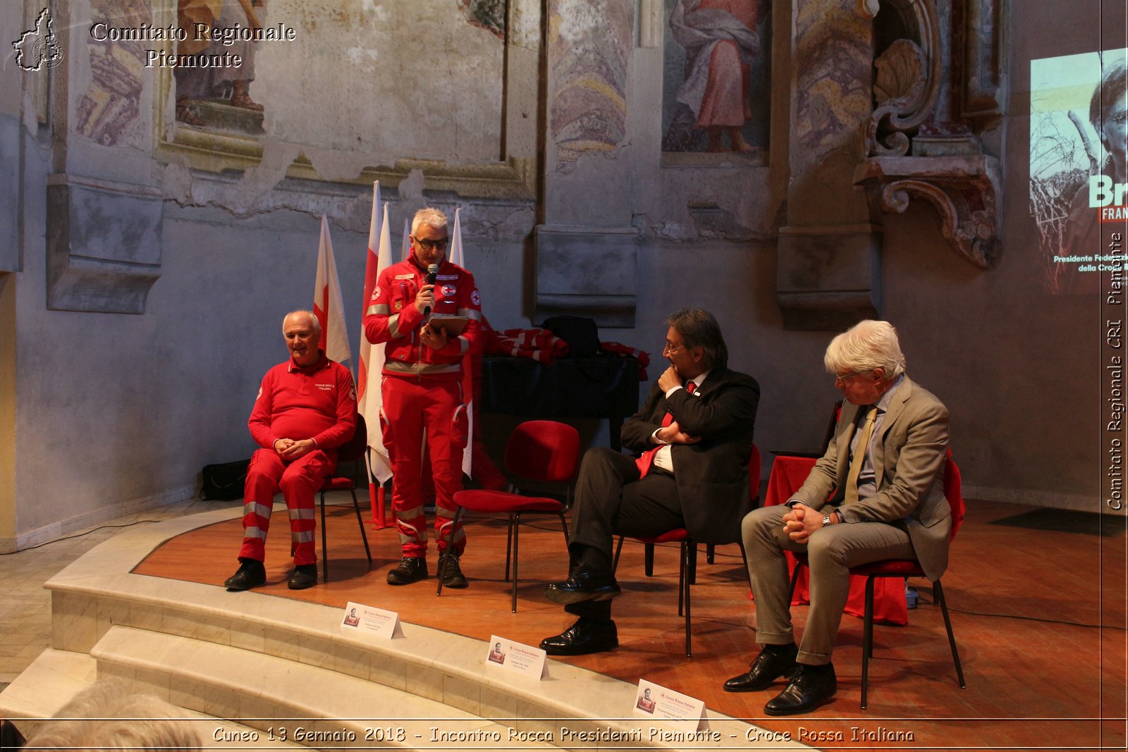 Cuneo 13 Gennaio 2018 - Incontro Rocca Presidenti Piemonte - Croce Rossa Italiana- Comitato Regionale del Piemonte