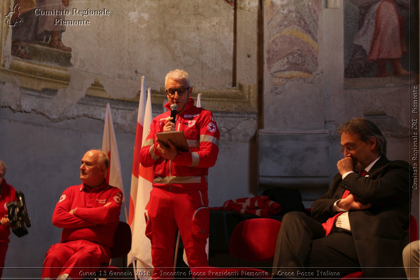 Cuneo 13 Gennaio 2018 - Incontro Rocca Presidenti Piemonte - Croce Rossa Italiana- Comitato Regionale del Piemonte