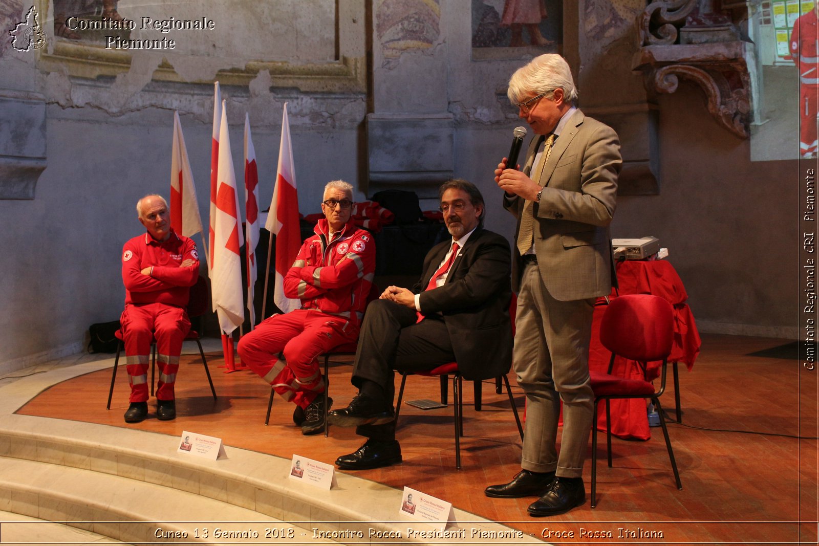 Cuneo 13 Gennaio 2018 - Incontro Rocca Presidenti Piemonte - Croce Rossa Italiana- Comitato Regionale del Piemonte