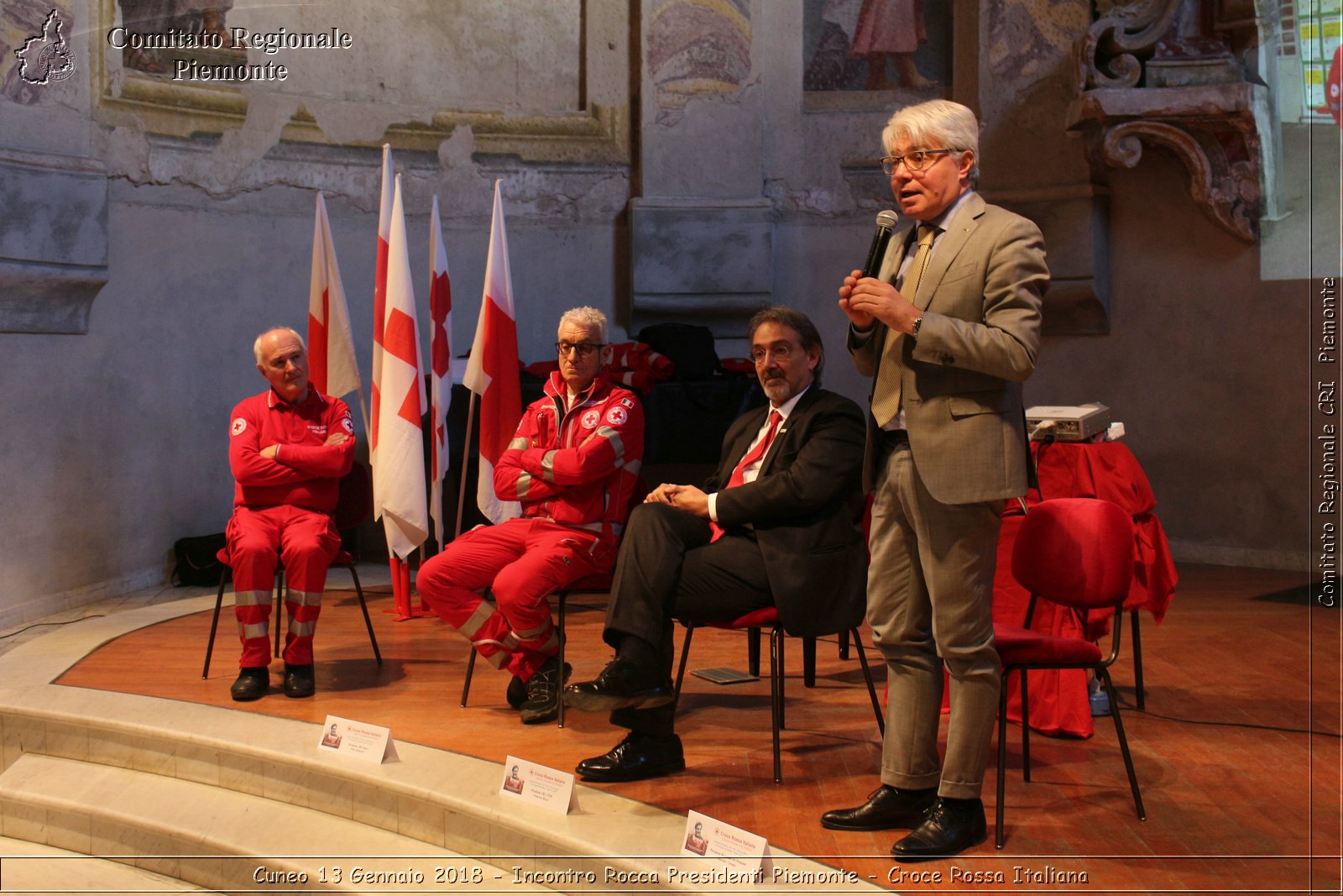 Cuneo 13 Gennaio 2018 - Incontro Rocca Presidenti Piemonte - Croce Rossa Italiana- Comitato Regionale del Piemonte