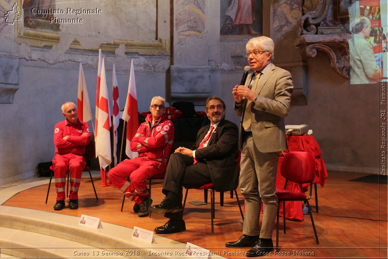 Cuneo 13 Gennaio 2018 - Incontro Rocca Presidenti Piemonte - Croce Rossa Italiana- Comitato Regionale del Piemonte