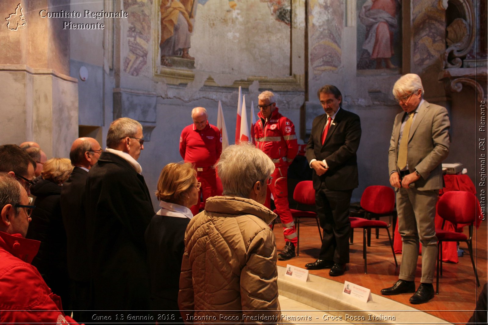 Cuneo 13 Gennaio 2018 - Incontro Rocca Presidenti Piemonte - Croce Rossa Italiana- Comitato Regionale del Piemonte