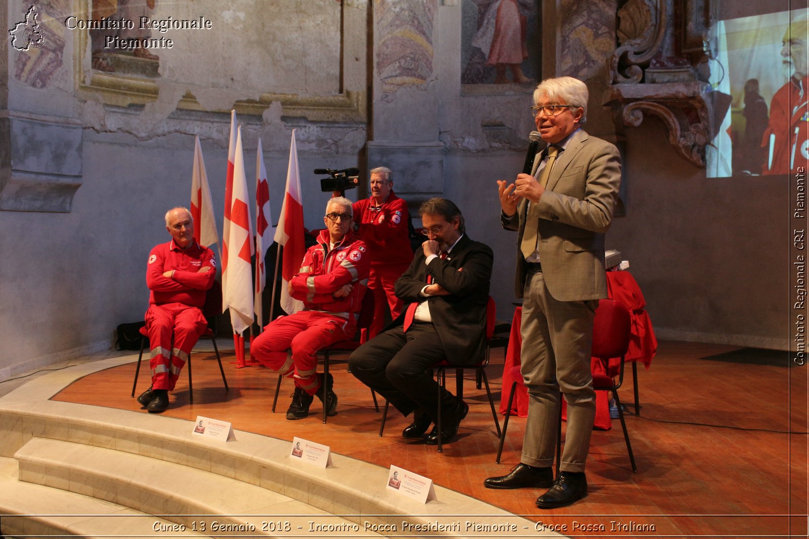 Cuneo 13 Gennaio 2018 - Incontro Rocca Presidenti Piemonte - Croce Rossa Italiana- Comitato Regionale del Piemonte