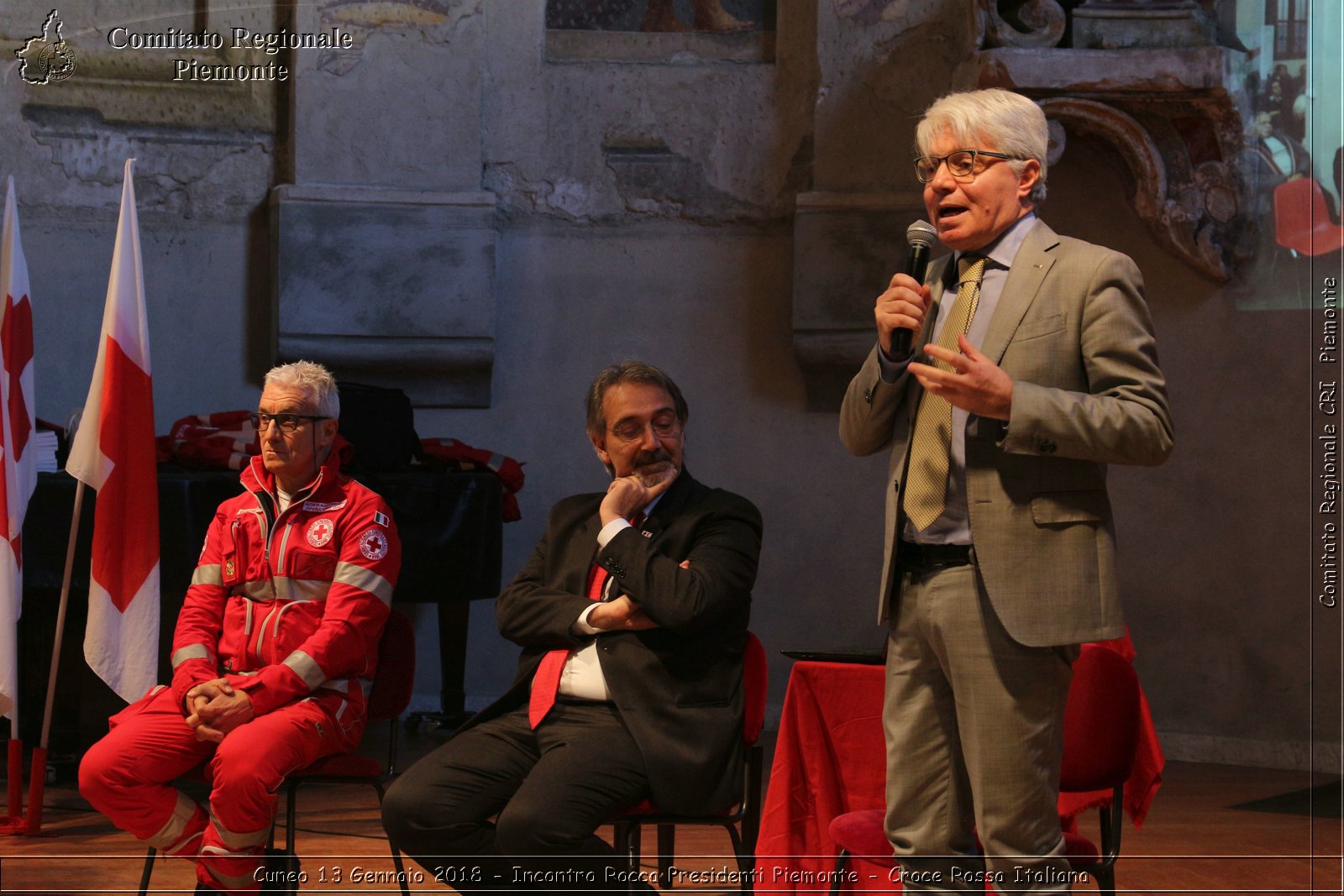 Cuneo 13 Gennaio 2018 - Incontro Rocca Presidenti Piemonte - Croce Rossa Italiana- Comitato Regionale del Piemonte