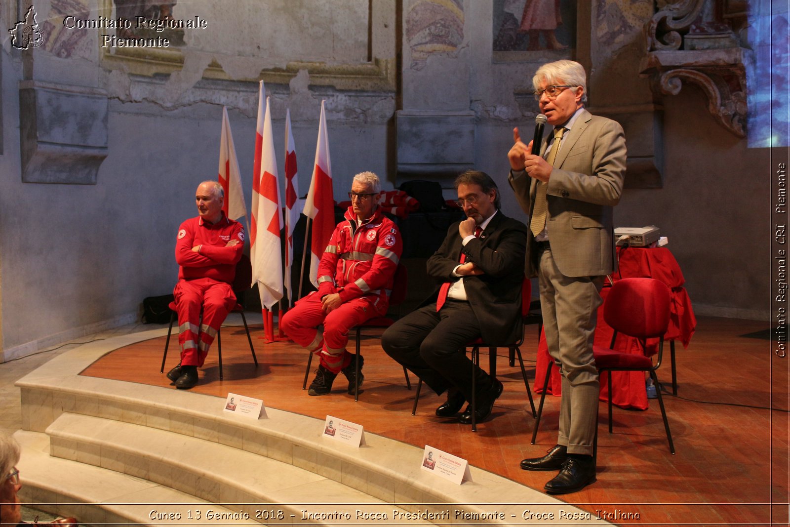 Cuneo 13 Gennaio 2018 - Incontro Rocca Presidenti Piemonte - Croce Rossa Italiana- Comitato Regionale del Piemonte