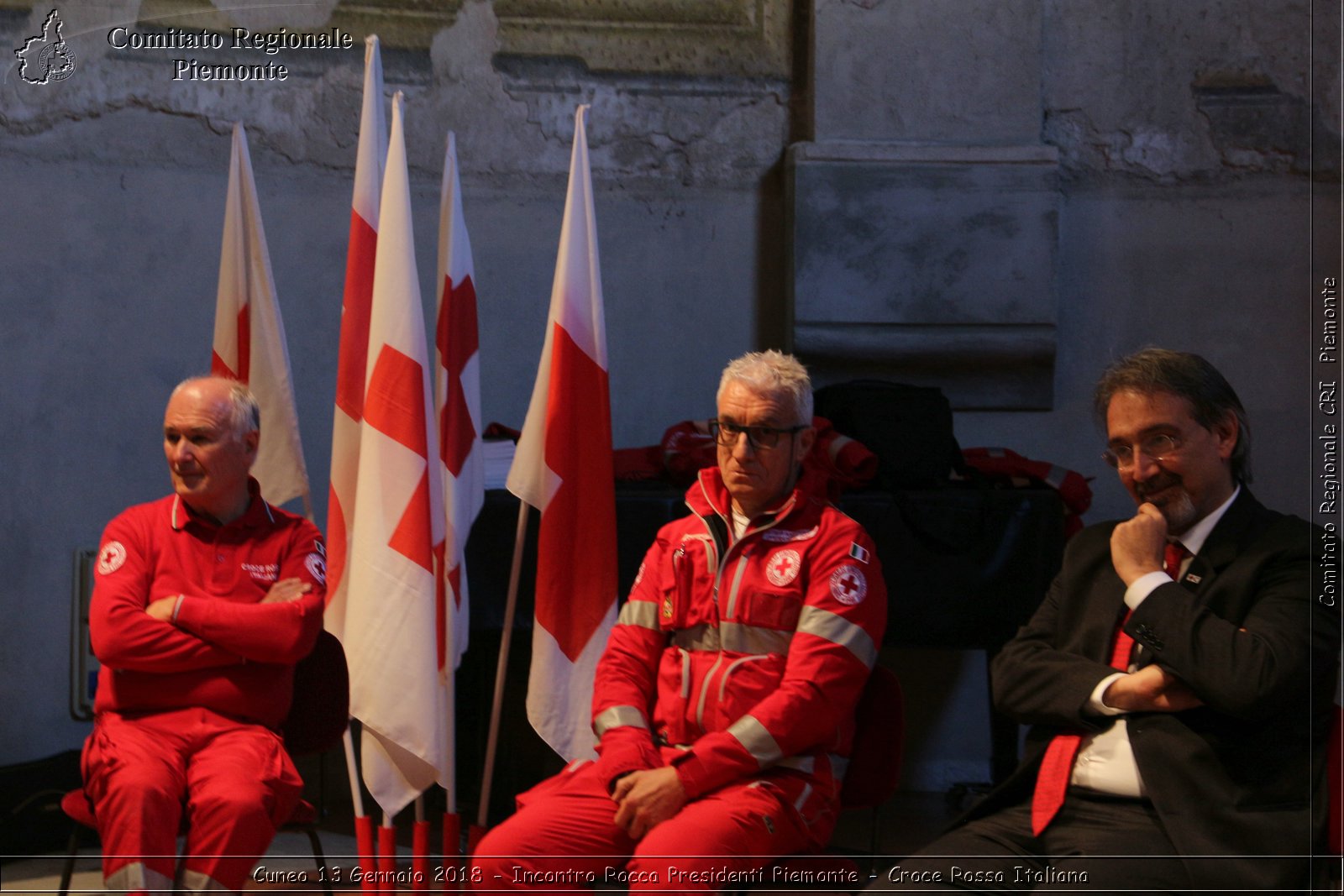 Cuneo 13 Gennaio 2018 - Incontro Rocca Presidenti Piemonte - Croce Rossa Italiana- Comitato Regionale del Piemonte