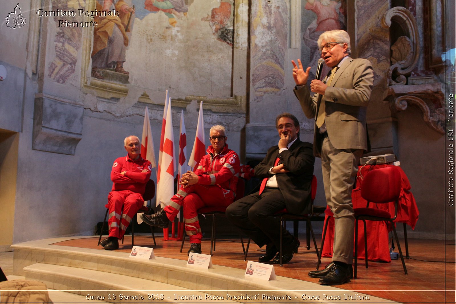 Cuneo 13 Gennaio 2018 - Incontro Rocca Presidenti Piemonte - Croce Rossa Italiana- Comitato Regionale del Piemonte