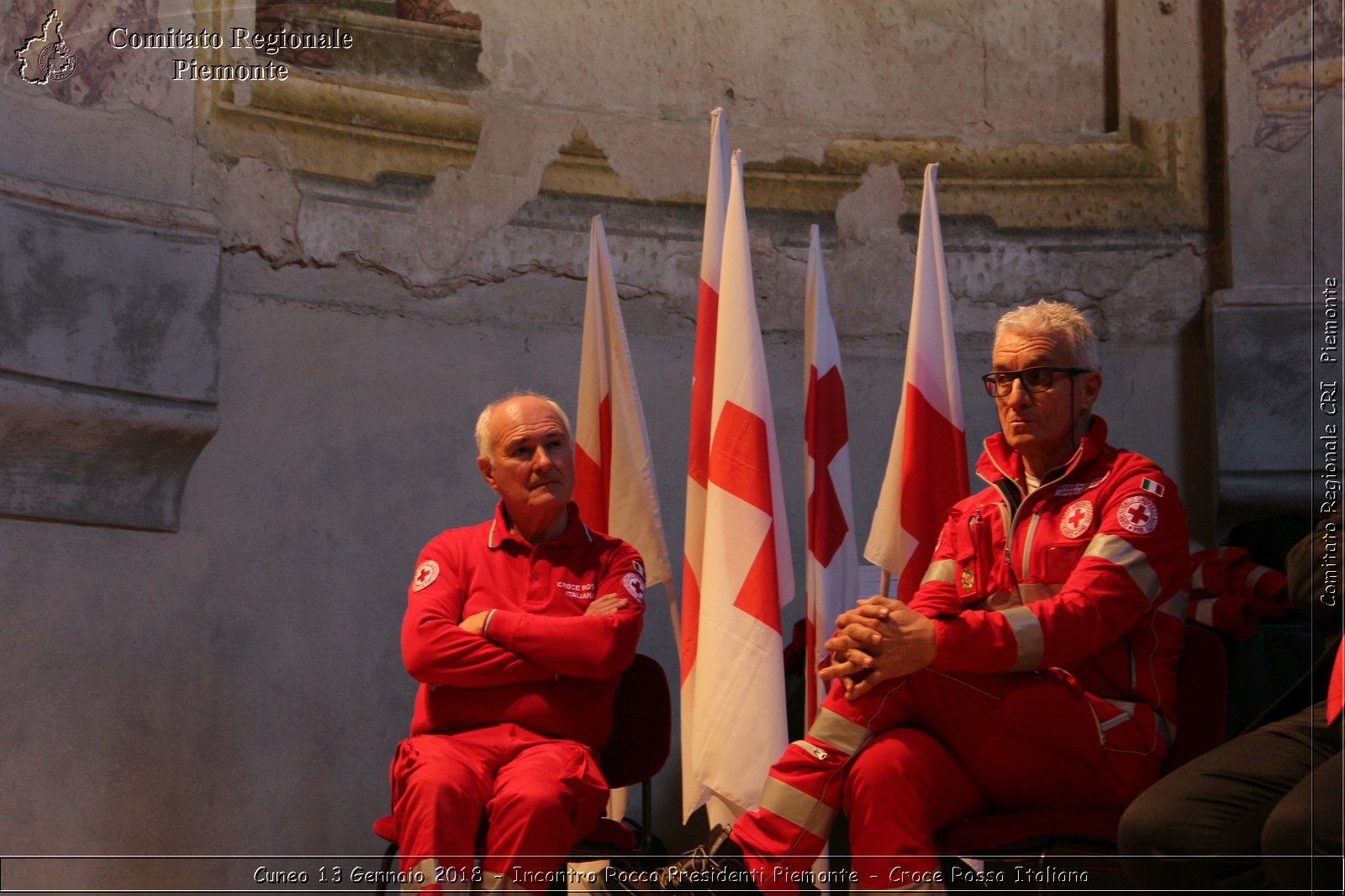 Cuneo 13 Gennaio 2018 - Incontro Rocca Presidenti Piemonte - Croce Rossa Italiana- Comitato Regionale del Piemonte