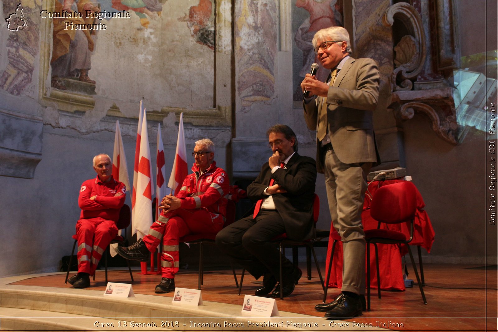 Cuneo 13 Gennaio 2018 - Incontro Rocca Presidenti Piemonte - Croce Rossa Italiana- Comitato Regionale del Piemonte