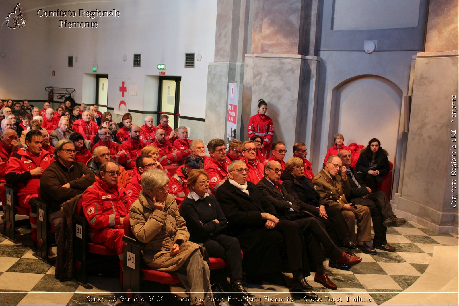 Cuneo 13 Gennaio 2018 - Incontro Rocca Presidenti Piemonte - Croce Rossa Italiana- Comitato Regionale del Piemonte