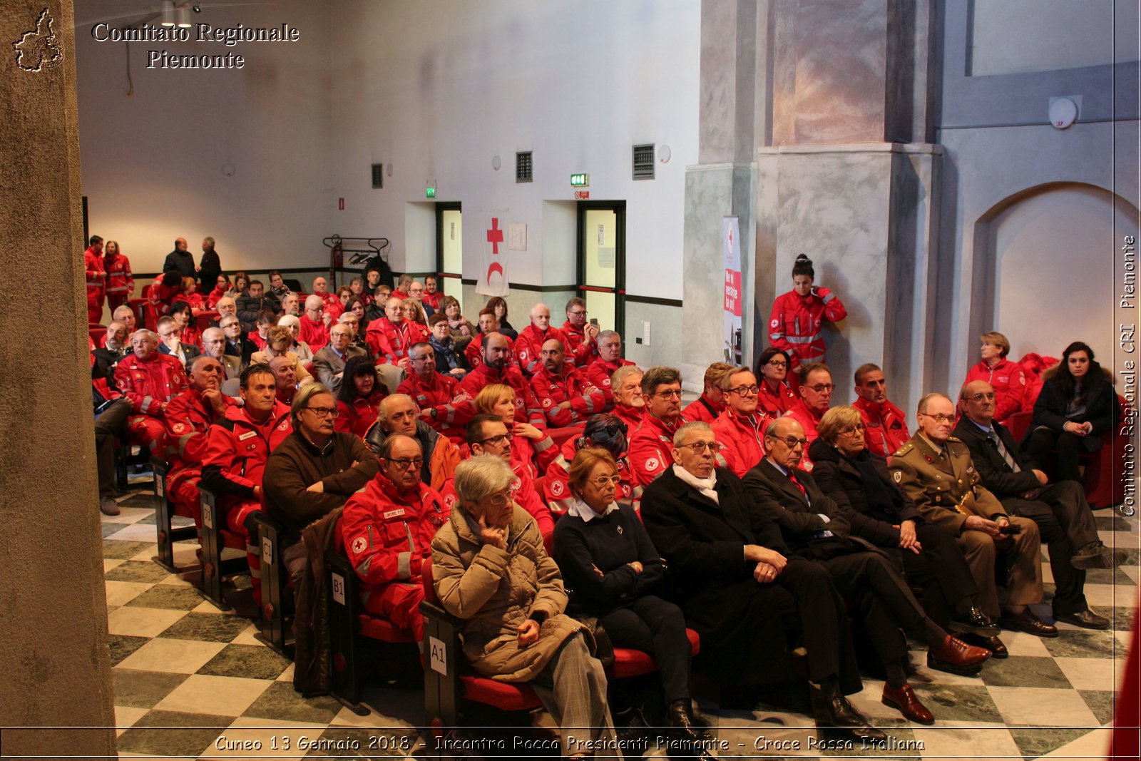 Cuneo 13 Gennaio 2018 - Incontro Rocca Presidenti Piemonte - Croce Rossa Italiana- Comitato Regionale del Piemonte