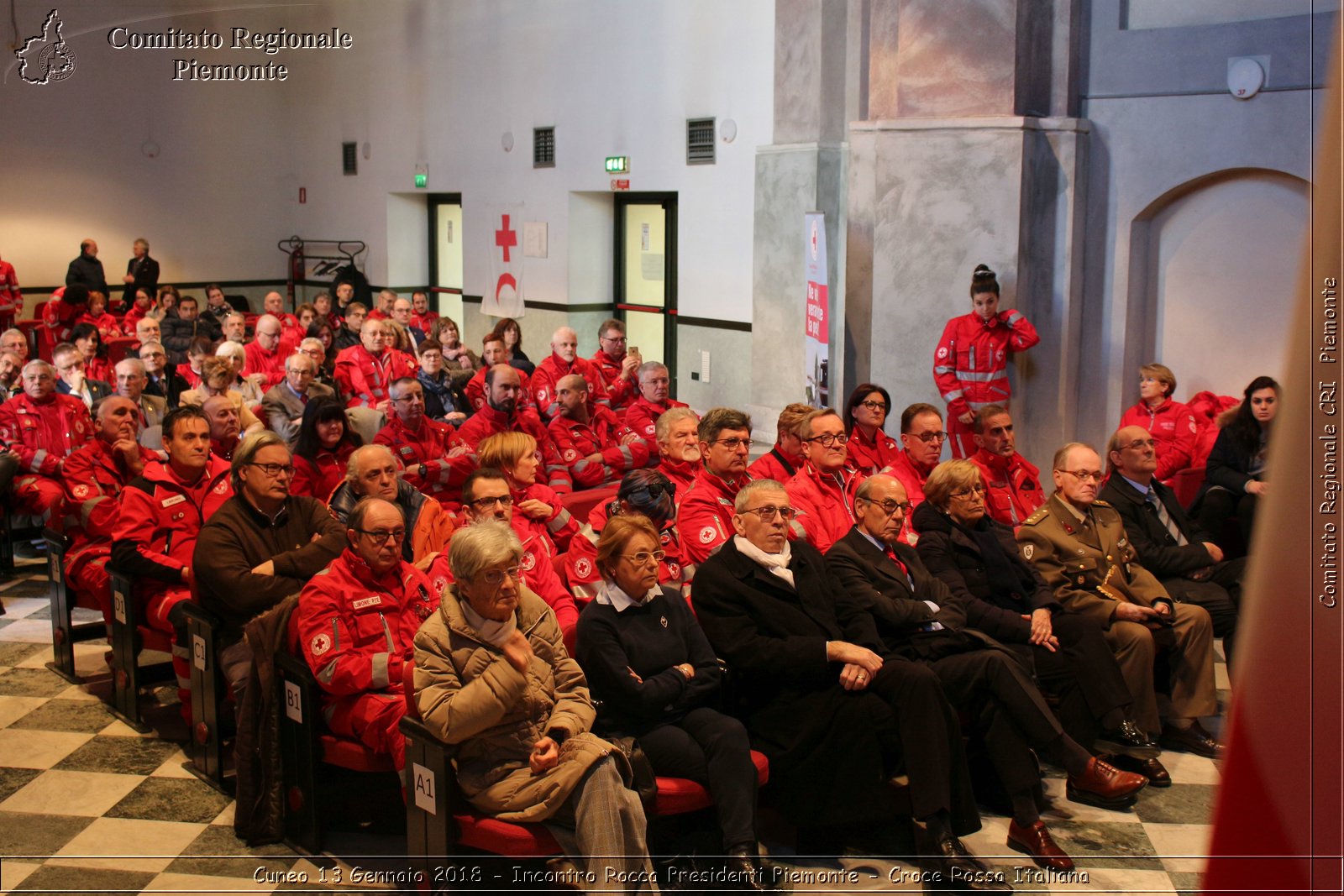 Cuneo 13 Gennaio 2018 - Incontro Rocca Presidenti Piemonte - Croce Rossa Italiana- Comitato Regionale del Piemonte