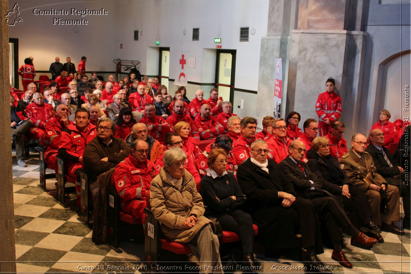 Cuneo 13 Gennaio 2018 - Incontro Rocca Presidenti Piemonte - Croce Rossa Italiana- Comitato Regionale del Piemonte