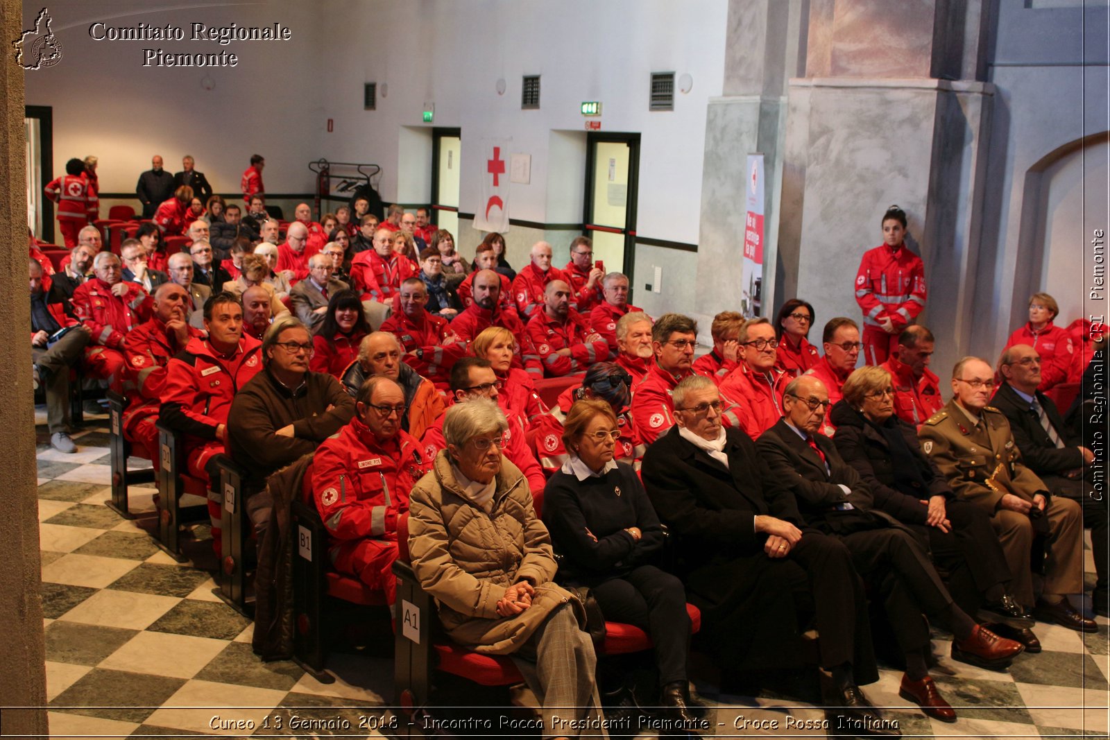 Cuneo 13 Gennaio 2018 - Incontro Rocca Presidenti Piemonte - Croce Rossa Italiana- Comitato Regionale del Piemonte