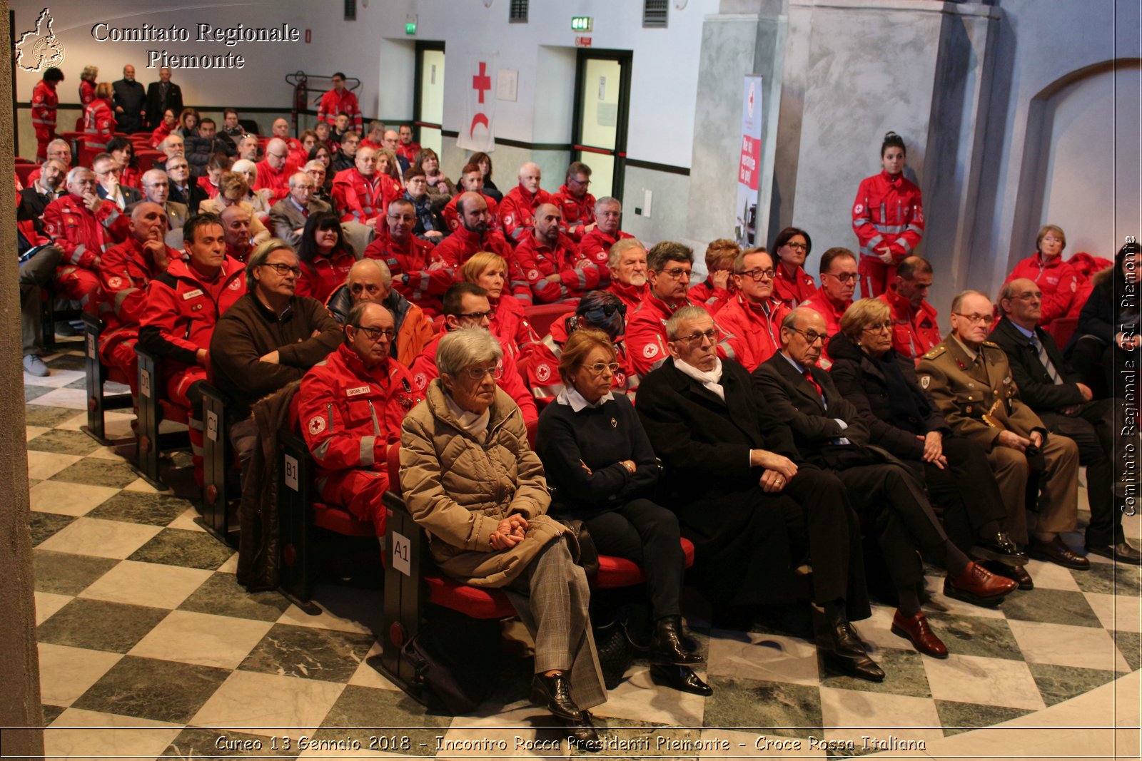 Cuneo 13 Gennaio 2018 - Incontro Rocca Presidenti Piemonte - Croce Rossa Italiana- Comitato Regionale del Piemonte