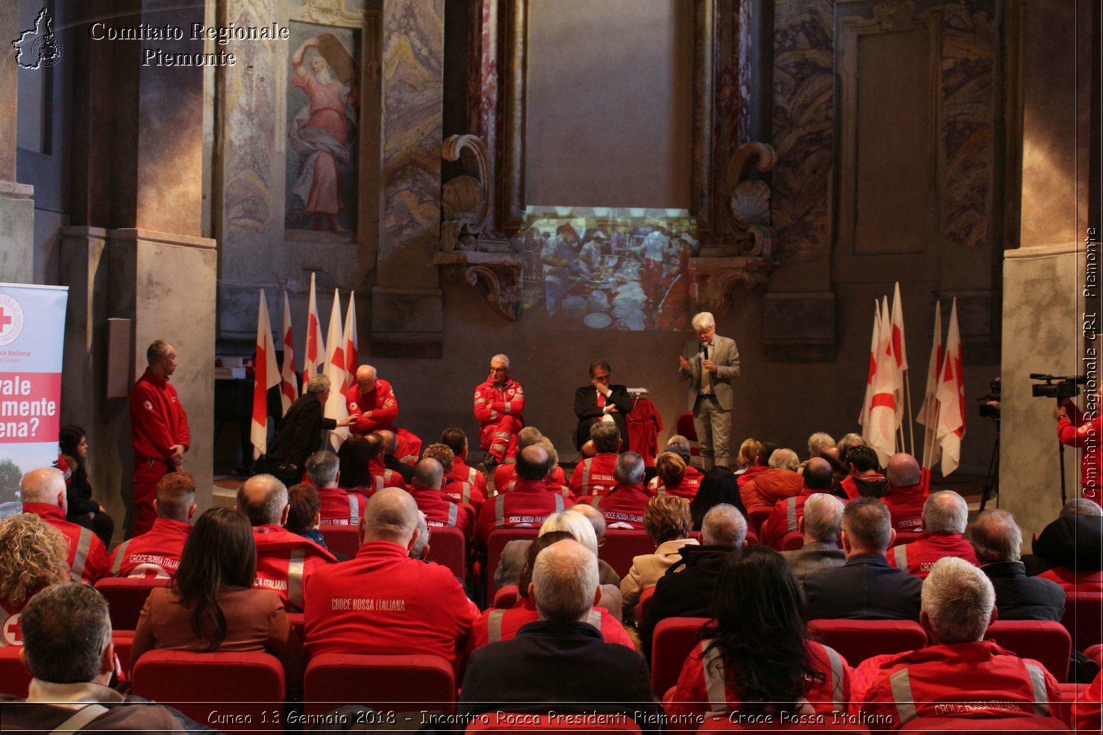 Cuneo 13 Gennaio 2018 - Incontro Rocca Presidenti Piemonte - Croce Rossa Italiana- Comitato Regionale del Piemonte